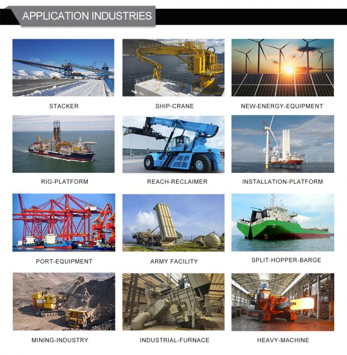 二重作用の海上水力シリンダー 100% 圧力試験 DNV ISO9001 承認 7