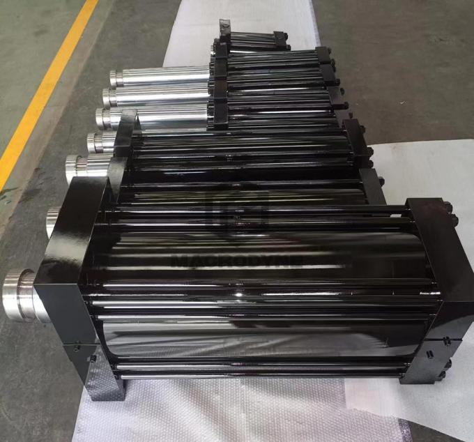 フルテック 望遠鏡式 水力シリンダー 機械工学のための二重作用油筒 4