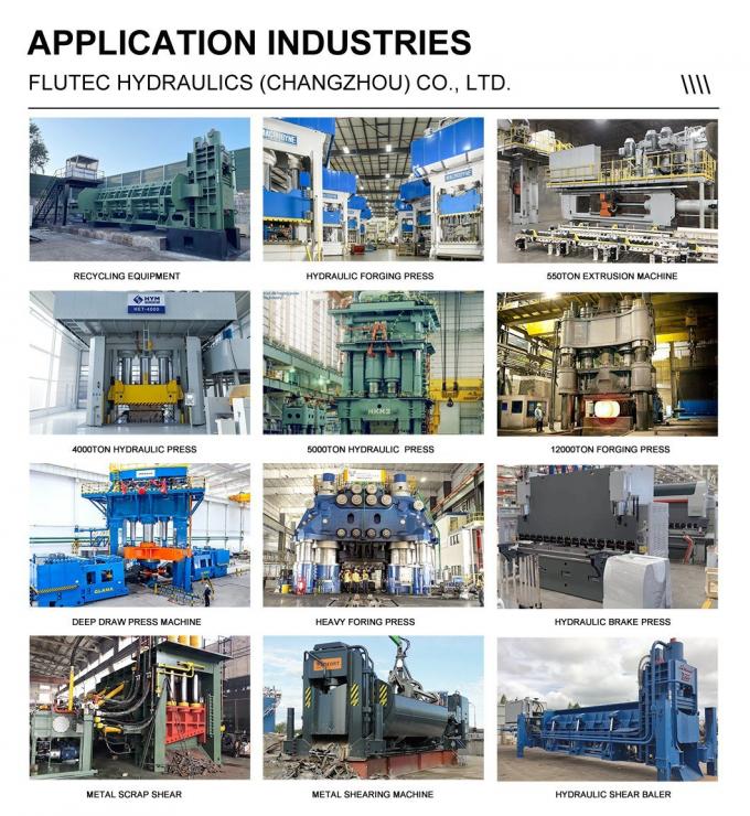ISO9001 工業用水力シリンダー アルミニウム鋳造機用内導シリンダー 5