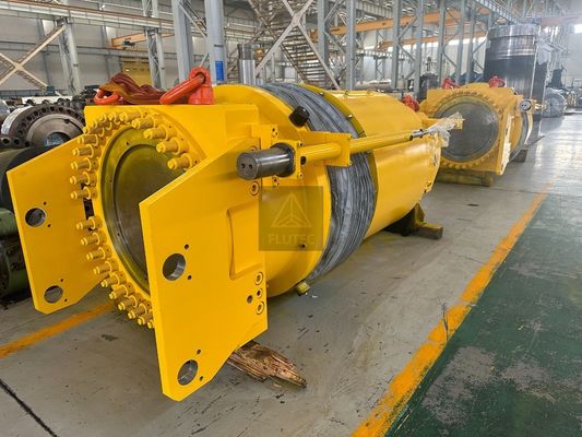 Carbon Steel Mill Type Hydraulic Cylinder Heavy Duty Double Acting