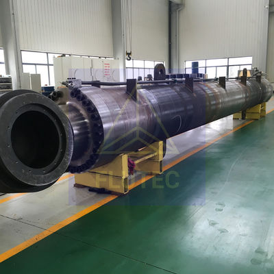 SGS Double Acting Long Stroke Hydraulic Cylinder Marine Carbon Steel Material