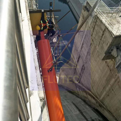 Head Bolted Mill type Hydraulic Cylinder For Dam Gate / Spill Gate