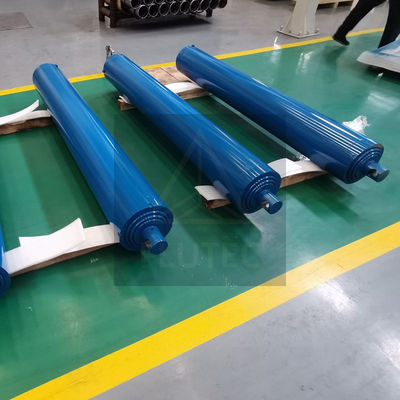 4 Stage Telescopic Hydraulic Cylinder Double Acting For Hydraulic Gantry