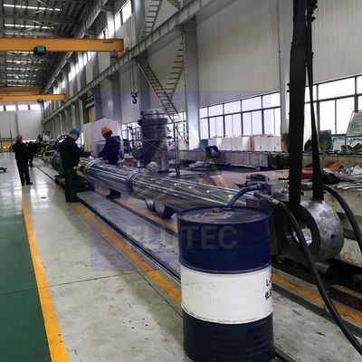 Custom Telescopic Hydraulic Cylinders Carbon Steel For Offshore Oil Rigs