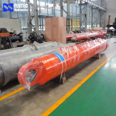 Customized Hydraulic Cylinders To Control Dam Valve Switches China Manufacture With Oil Line