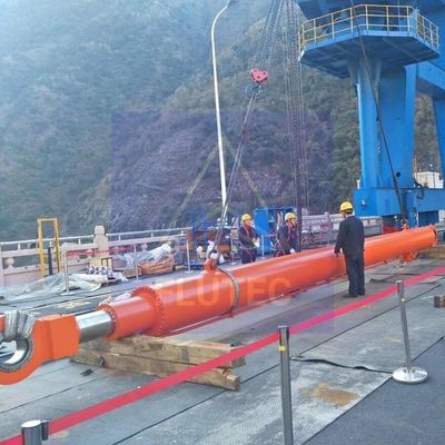 100% 圧力試験 水力発電所 ダムゲートシリンダー 水力プレス